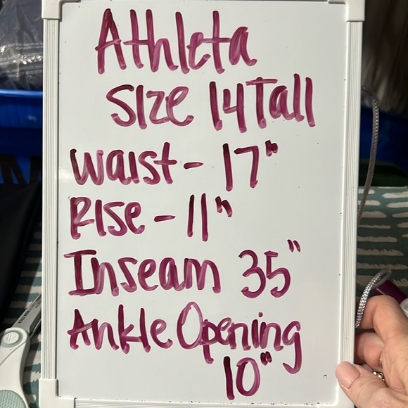 Athleta Black Siena Flare Leg Athliesure Pants Size 14Tall - Picture 8 of 11